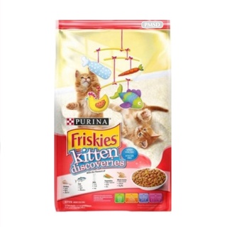 Friskies Kittens Discoveries ฟริสกี้ส์ อาหารลูกแมว (ชมพู) 400 G