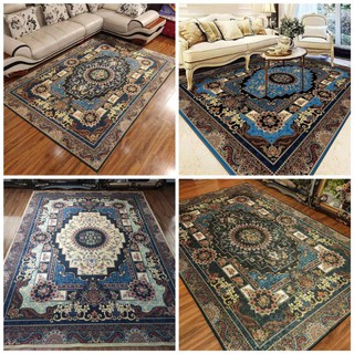 พรมปูพื้น Turkey Rugs มี 4 ขนาด (120x180/140x200/160x230/180x280/200x300 ) มี 5 ลาย พรม พรมตกแต่ง พรมตกแต่งห้อง กันลื่น