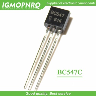 ทรานซิสเตอร์ BC547C BC547 0.1A/45V NPN TO-92 100 ชิ้น