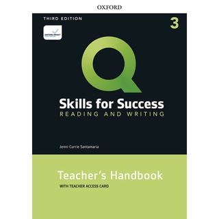 Se-ed (ซีเอ็ด) : หนังสือ Q  Skills for Success 3rd ED 3  Reading and Writing Teachers Handbook with Teachers Access