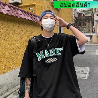 เสื้อยืดแขนสั้น คอกลม พิมพ์ลายตัวอักษร ทรงหลวม ขนาดใหญ่ สไตล์ฮิปฮอป สตรีท เหมาะกับฤดูร้อน สําหรับผู้ชาย และผู้หญิง5XL