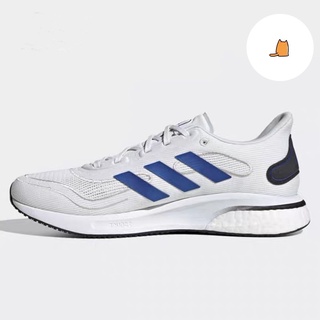 ✾✜◊[ข้อเสนอพิเศษ] ™✈◙Adidas Supernova สีขาว สีน้ำเงิน สีดำ clover Adidas รองเท้าวิ่งจ็อกกิ้ง FW0700