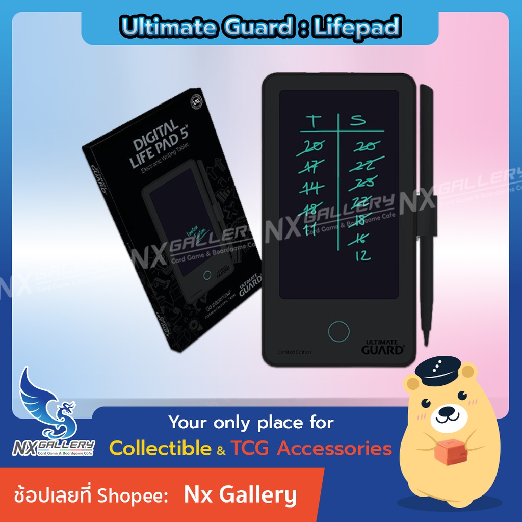 [Ultimate Guard] Digital Life Pad กระดานจดไลฟ์ (สำหรับ โปเกมอนการ์ด