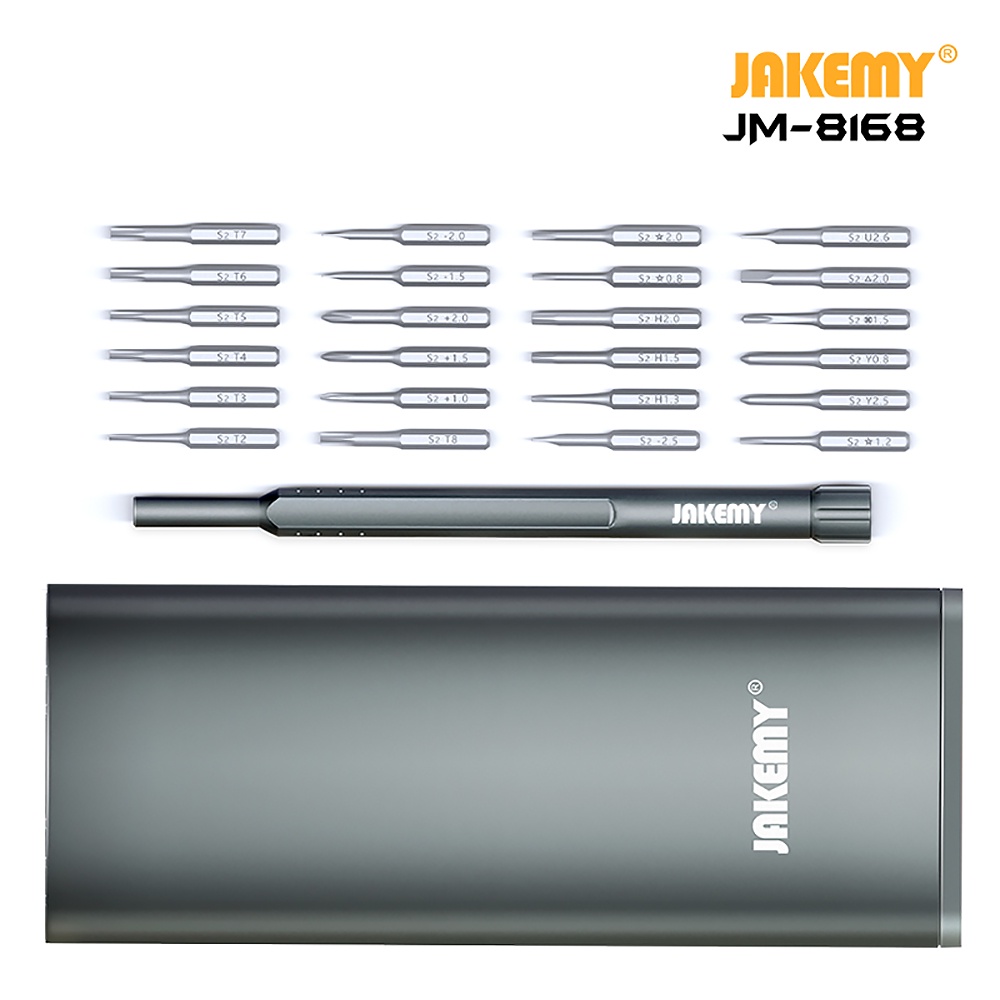 JAKEMY JM-8168 24 in One New Professional Precision DIY Hand Magnetic Mini Screwdriver Versatile Pocket Portable