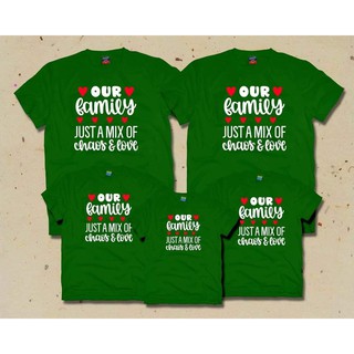 TT-CHRISTMAS FAMILY SET |family shirt |OUR  FAMILY | SOLD PER PIECE