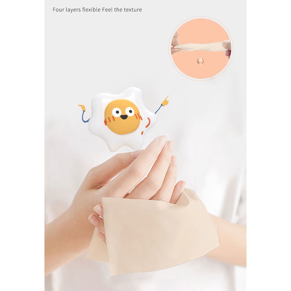 ทิชชู่ไม้ไผ่ธรรมชาติ 420 แผ่น เหนียวนุ่มไม่ขาดง่าย พกพาสะดวก พร้อมใช้งานทุกเวลา - รูปที่ 5