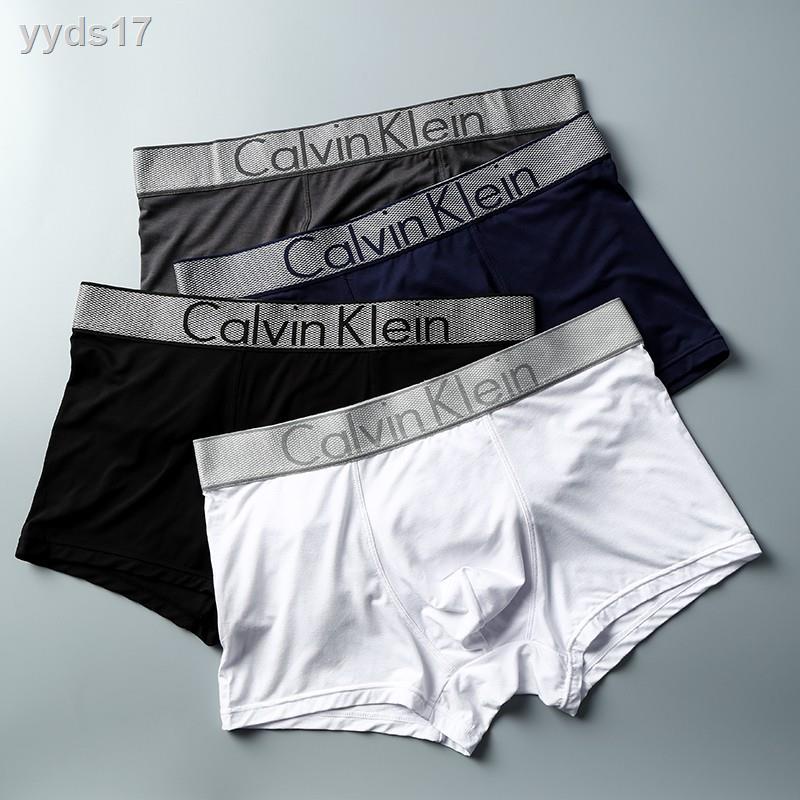 ✒กางเกงในผู้ชาย Calvin Klein underwear กางเกงในชาย modal CK กางเกงในผู้ชาย(3ชิ้น) ของแท้ 100% เนื้อผ้าระบายอากาศได้ดี ดู