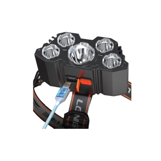 โปรโมชั่น : ไฟฉายคาดหัว LED 30W 50W ไฟฉายติดศีรษะ ไฟฉายเดินป่า สว่าง  ชาร์จได้ กันน้ำ มีเซ็นเซอร์ headlamp Rechargeable Sensor