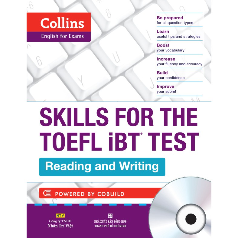 หนังสือ - ทักษะคอลลินส์สําหรับการทดสอบ TOEFL iBT – อ่านและเขียน (พร้อมซีดี)