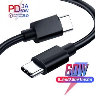สายชาร์จ USB-C 3A 60W สําหรับ Samsung