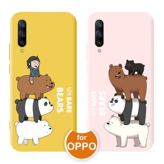 OPPO A5S A5 A9 2020 A83 A1 K3 A3S A7 F7 Reno 2Z 2F ACE F9 F11 Pro R17 Pro OPPO Realme 5 PRO X2 Pro Realme X 5 5S Bears Soft TPU Phone Casing