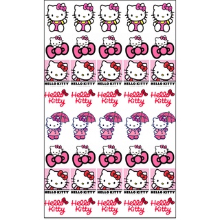 สติ๊กเกอร์ติดเล็บ แทททูลอกลายติดเล็บ kittyมีของพร้อมส่งในวันที่สั่ง✅