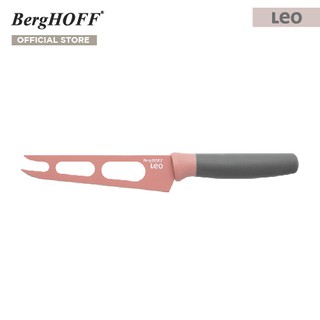 BergHOFF มีดชีสสแตนเลสสตีลเคลือบ Non-Stick  รุ่น Leo ทนทาน 13 ซม. สีชมพู  3950108