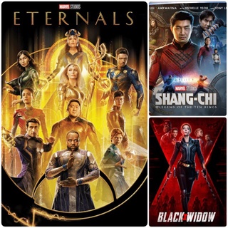 DVD หนังแอคชั่น ☆Eternals☆Shang-Chi☆BLack Widow มัดรวม 3 เรื่องดัง #หนังฝรั่ง #แพ็คสุดคุ้ม(ดูพากย์ไทยได้-ซับไทยได้)