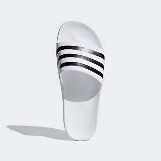 แตะ Adidas ADILETTE AQUA  F35539 ขาวดำ ของเเท้ #พร้อมส่ง