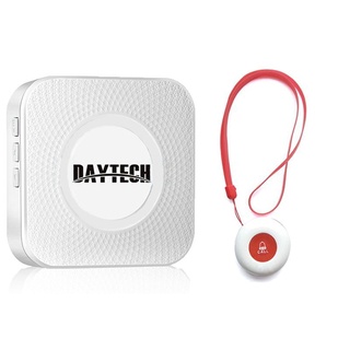 DAYTECH กริ่งฉุกเฉิน ปุ่มโทรฉุกเฉิน กริ่งขอความช่วยเหลือ เครื่องส่งสัญญาณฉุกเฉิน กริ่งผู้สูงอายุ กริ่งพยาบาล ปกป้องความป