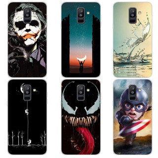 เคส ซัมซุง Samsung Galaxy A6+ /A6 Plus (2018)/ Samsung A6 Case การ์ตูน Soft TPU เคสซิลิโคน โทรศัพท์มือถือ Back Cover