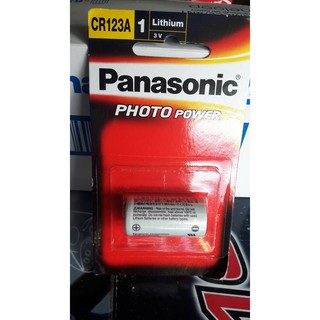 ถ่านอัลคาไลน์ CR-123A พานาโซนิค ลิเธียม โฟโต้ LITHIUM Battery photo panasonic