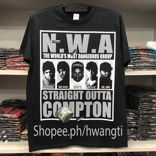 เสื้อยืด NWA - STRAIGHT OUTTA COMPTOPN SHIRT DTG ( B-038 )