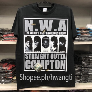 เสื้อยืด NWA - STRAIGHT OUTTA COMPTOPN SHIRT DTG ( B-038 )