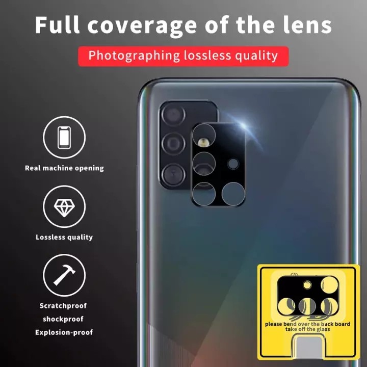 ฟิล์มเลนส์กล้อง Samsung galaxy A31 / A51 / A71 / M31 ฟิล์มกันกระแทก ปกป้องกล้องถ่ายรูป ฟิล์มกล้อง sa