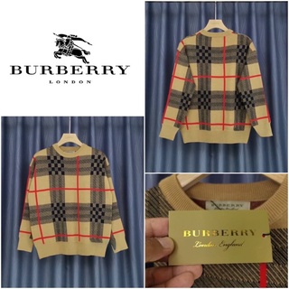 เสื้อสเวตเตอร์ Burberry Sweater ลายใหม่ 2022