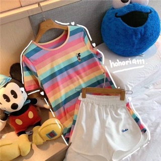 พร้อมส่ง🔥🔥เสื้อ+กางเกง มิกกี้เม้าส์ น่ารักมากเด้อ