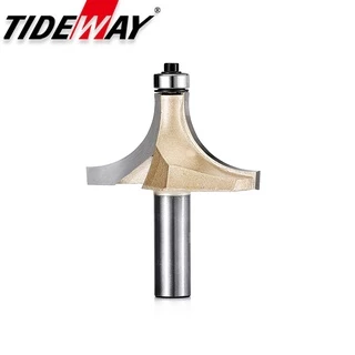 Tideway ดอกเร้าเตอร์ คาร์ไบด์ทังสเตน CNC พร้อมตลับลูกปืน สําหรับงานไม้