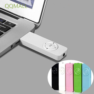 Qqmall เครื่องเล่น Mp3 แบบพกพาเครื่องเล่นเพลงมัลติฟังก์ชั่น U Disk 2.0 Usb หลากสี