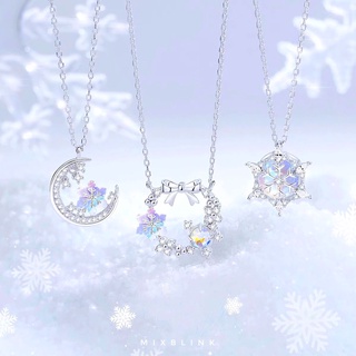 สร้อยคอ เงินแท้ 92.5% ส่งฟรี EMS ♡ รุ่น SnowNight , SnowBall…