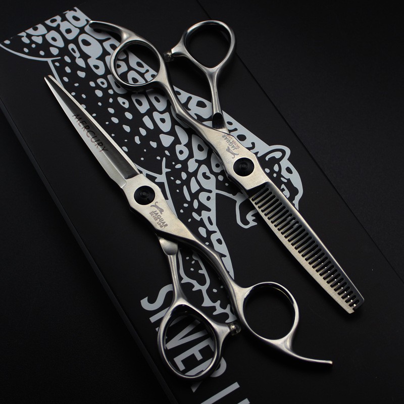 กรรไกรตัดผม ขนาด 6 นิ้ว กรรไกรซอยผม กรรไกรตัดผม jaguar ของแทั