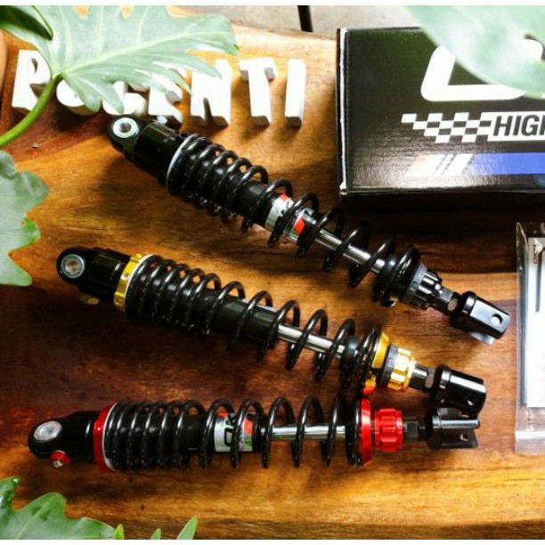 โช๊ค Lambretta V200 V125 โช๊คแก๊สคุณภาพ รุ่นท็อป รับประกัน 1 ปี  ปรับรีบาวได้ ใช้กับ แลมเบรตต้า V200