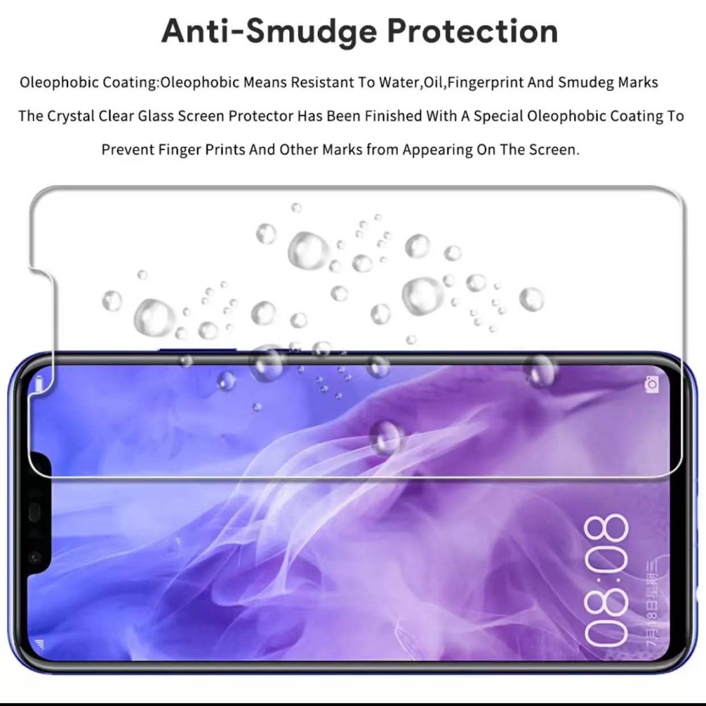 ฟิล์มกระจก oppo 9H ฟิล์มใส A98 A92 A93 A94 Reno4 A73 A74 A15 R17Pro R15pro Reno5 A17 A91 A83 A1K F1plus Reno3pro Reno6z - รูปที่ 3