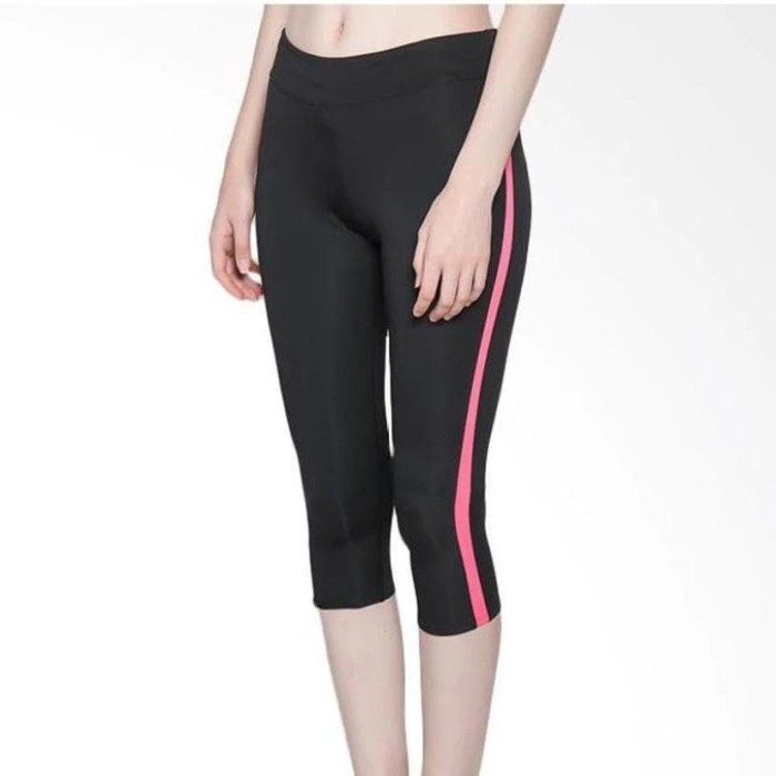 Adidas อาดิดาส กางเกงวิ่ง RN W 3/4Tights Response BQ3568 BK(900)