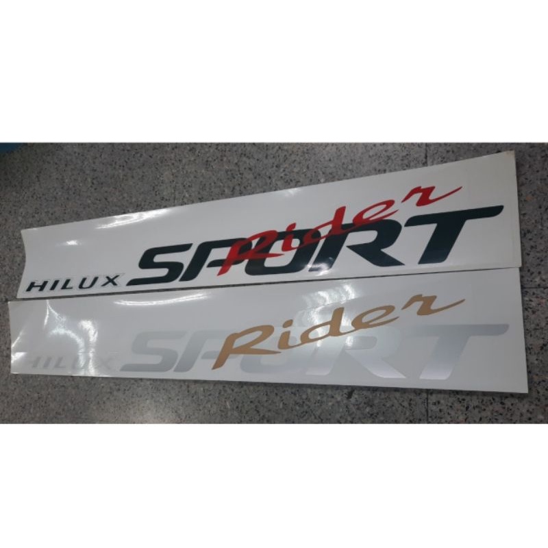 สติ๊กเกอร์แบบดั้งเดิมติดรอบคัน TOYOTA Sport Rider (3) ติดรถ แต่งรถ sticker SR5 LIMITED 4WD GOA BODY 