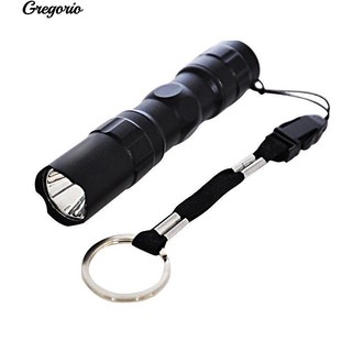 Gregorio กลางแจ้งไฟ LED 3W LED Waterproof Handy ไฟฉายพวงกุญแจไฟฉายมินิ