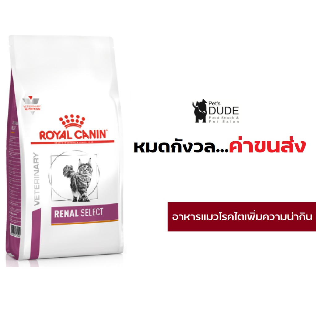 Royal Canin Renal Select 4 kg อาหารแมวโรคไต สูตรน่ากิน กรอบนอกนุ่มใน 4 kg. รูปที่ 4