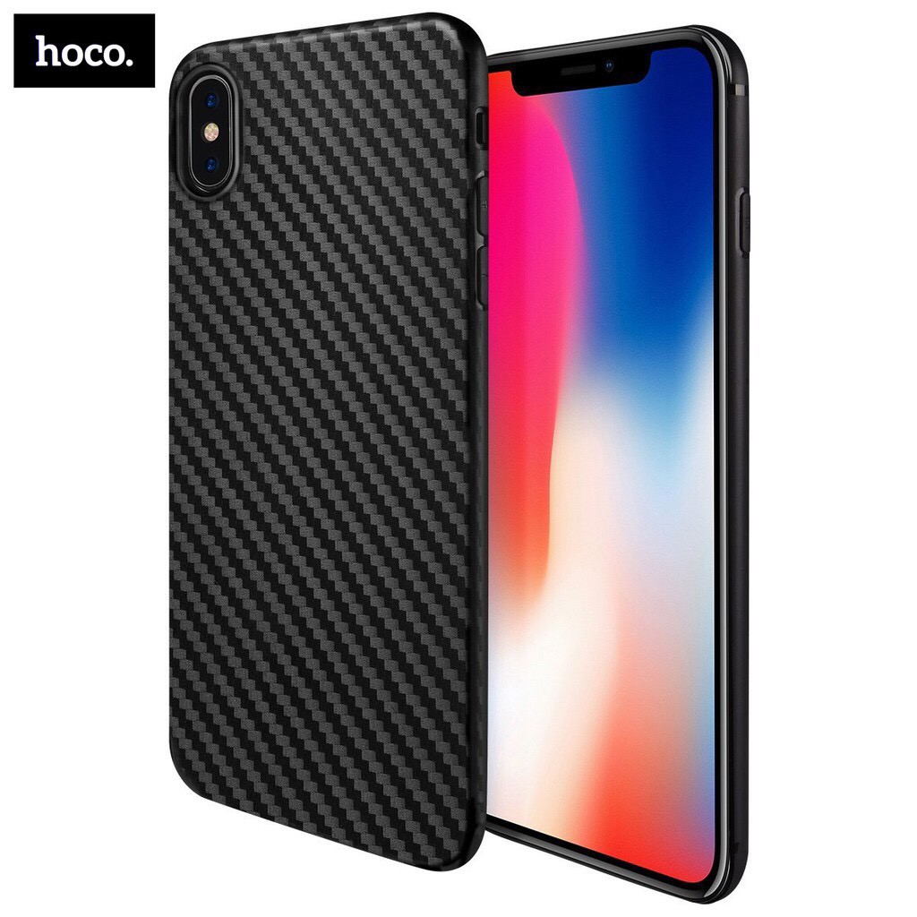 Hoco Case เคสลายเคฟล่าแท้ 💯 For iPhone รุ่น X / 8 Plus / 8 / 7 / 7 Plus / 6s Plus / 6s Hoco Dark Case