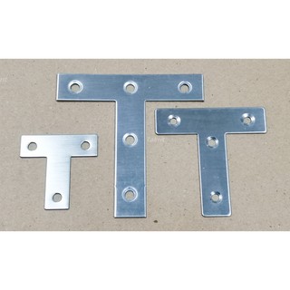 6ชิ้น, 2ชิ้น ฉาก สแตนเลส ตัว T DIY ฉาก สแตนเลสฉาก ขายเป็นชุด