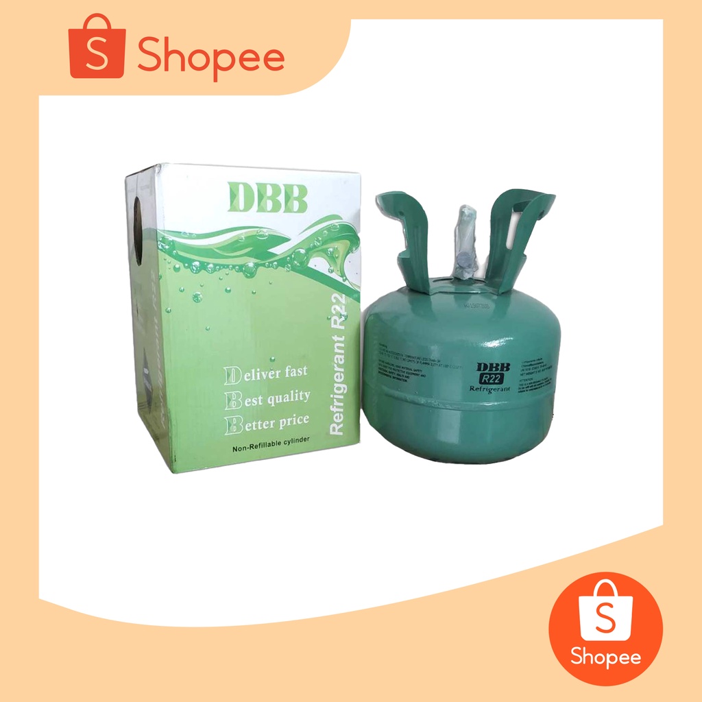 น้ำยาแอร์ REFRIGERANT REFRIGERANT  (R22) บรรจุน้ำยา 3 KGs (3 กิโล ไม่รวมน้ำหนักถัง) น้ำยาแอร์R22