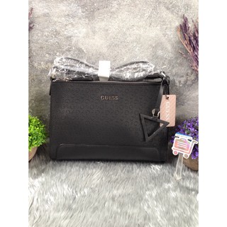 Guess Factory Women’s CrossBody Bag (โลโก้ดำด้าน)