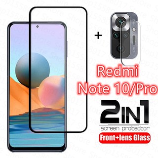 Redmi Note 10 10S Redmi Note10 Pro 5G Xiaomi (Ready Stock) Tempered glass | Full Cover | Anti-scratch |  Screen Protective and Lens Protective