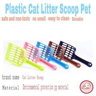 🐾Kitty Pet🐾 Plastic Cat Litter Scoop Pet Sand Waste Scooper Shovel Hollow Cleaning Tool ครอกแมว