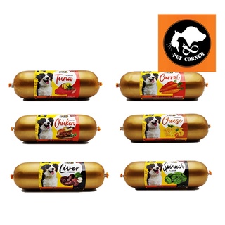 (ยกโหล) ขนมสุนัข Pet8 Hotdog bar ไส้กรอก ขนาด 150 g