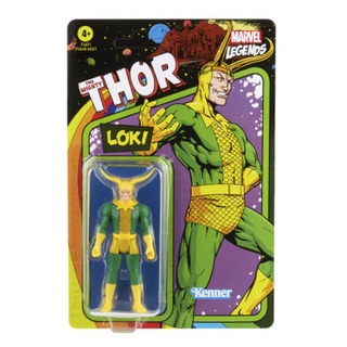 Hasbro Marvel Legends Series Loki 3.75-Inch Retro 375 Collection Action Figure หุ่นโมเดลฟิกเกอร์ โลกิ ขนาด 3.75 นิ้ว