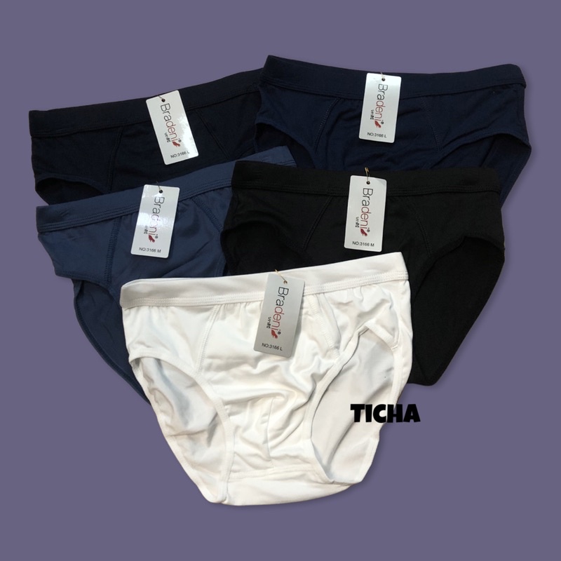 TIICHA - 3166 Bradeni - กางเกงในผู้ชายเนื้อผ้านิ่ม ใส่สบาย กระชับ