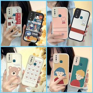 เคส Vivo Y20 Y12S Y12A Y20S Y20SG V11I เคสโทรศัพท์ซิลิโคนกันกระแทกแบบหนัง สนูปปี้. มิกกี้เมาส์ KLQ