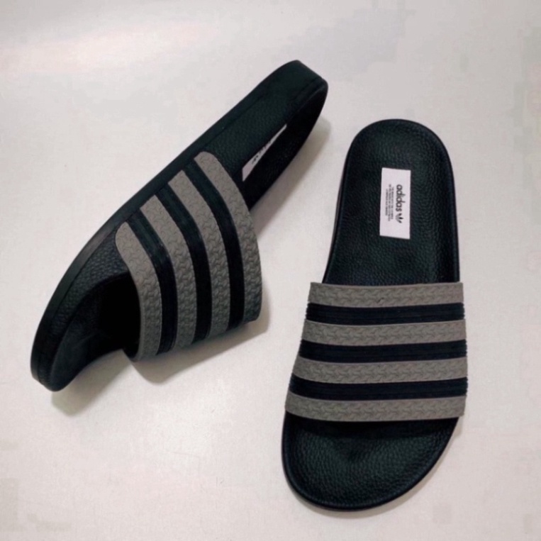 คุณภาพสูง MENS SLIPPERS ADIDAS 3 HORIZONTAL STRIPES CAREFULLY H2T STORE