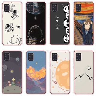 เคสโทรศัพท์ซิลิโคน TPU แบบนิ่ม สําหรับ Samsung Galaxy A31 a32 A41 a40 2019