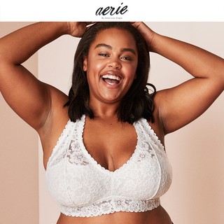 Aerie SoftestÂ® Lace Halter Bralette (ABR 069-7515-100)